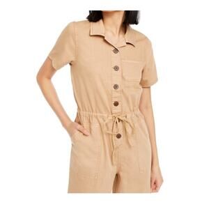OAT New York Jumpsuit XS New With Tags Tan
